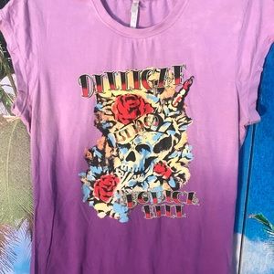 Women’s purple Muscle shirt w Scull logo